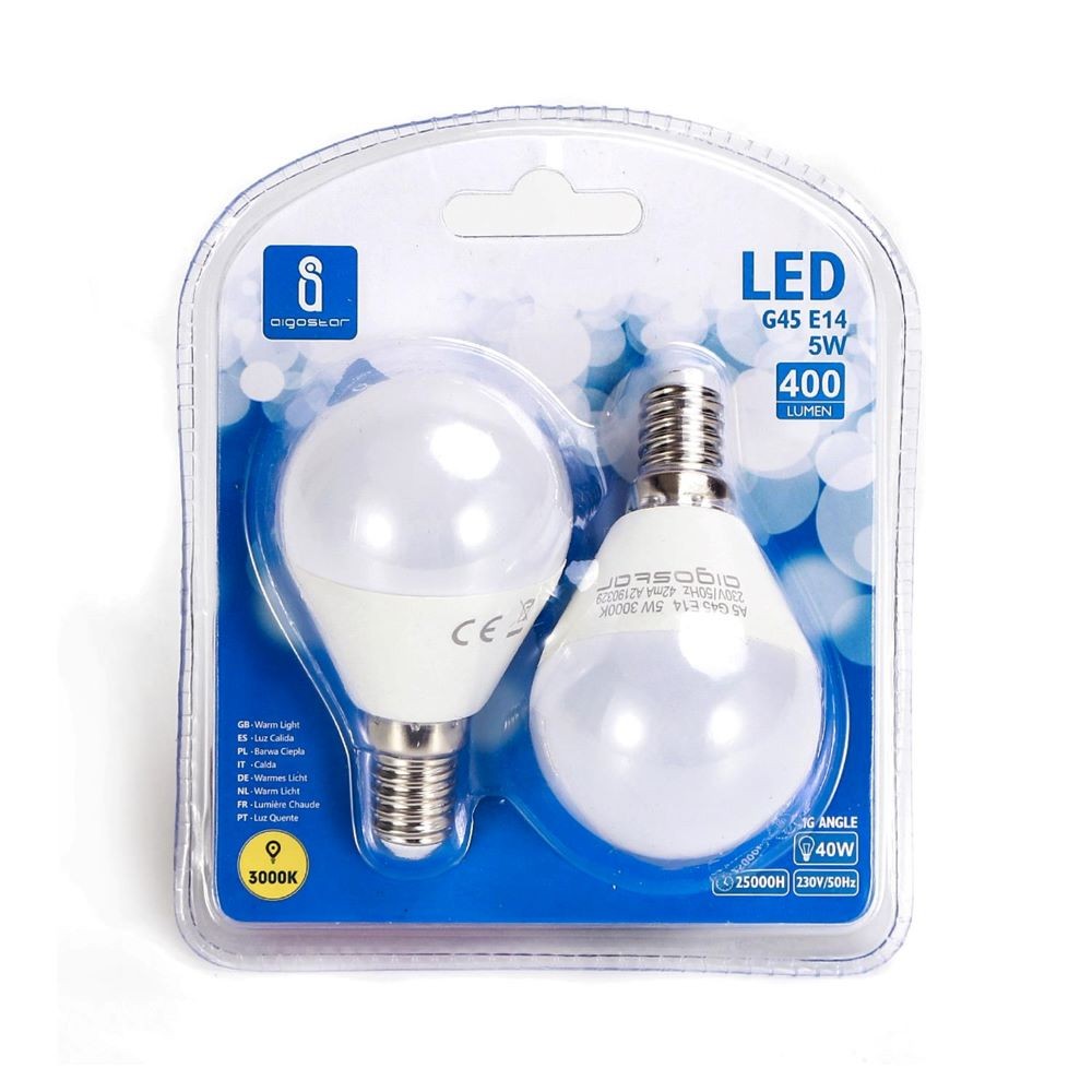 LED E14 5W 3000K/DOBLE