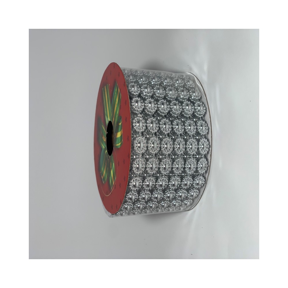 Tira perlas metalizada