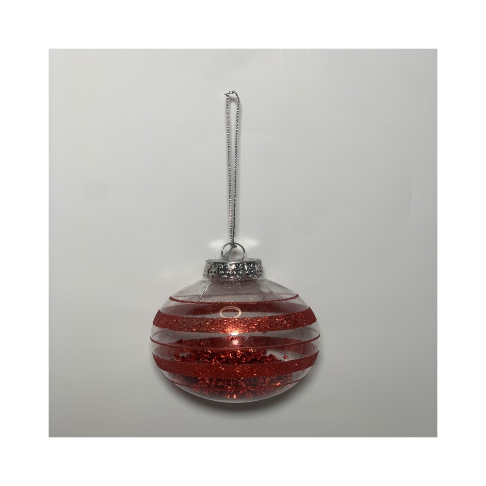 Bola Navidad Transparente Deko
