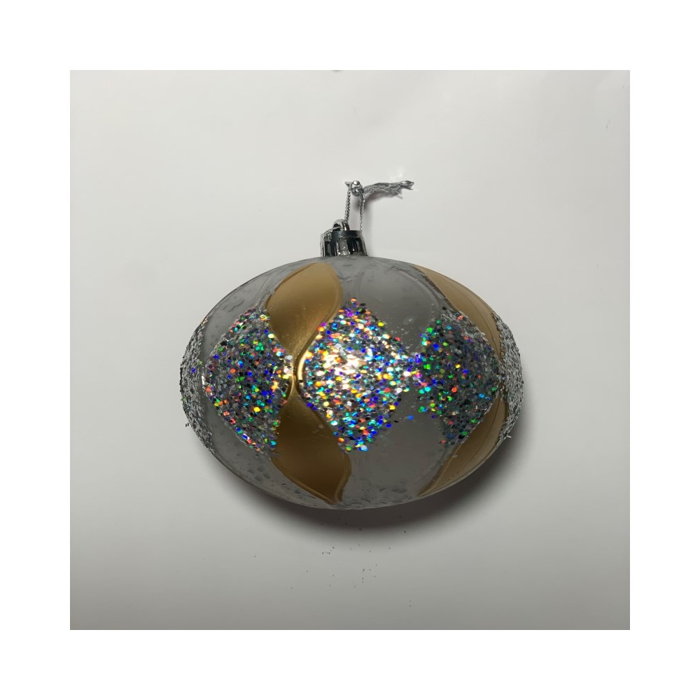 Bola Navidad Blake Plata